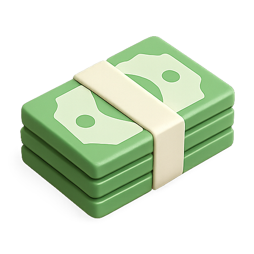 Money, cash, bundle icon