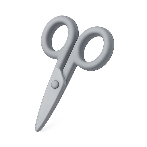 Scissors, stationary, office icon
