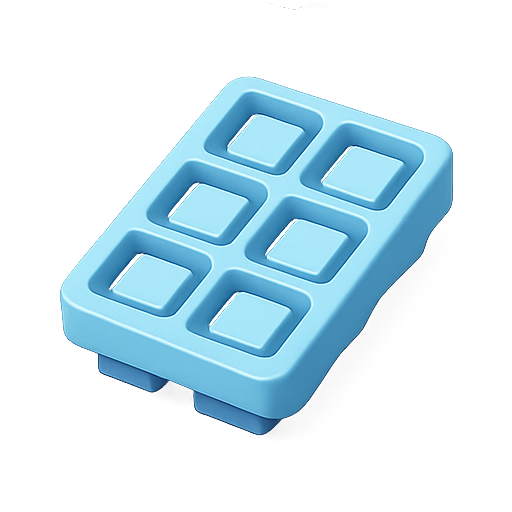 3d, blue, design icon