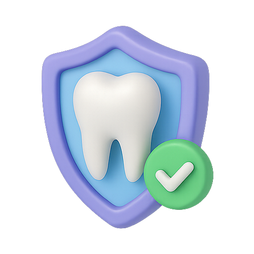 Tooth, dental, protection icon