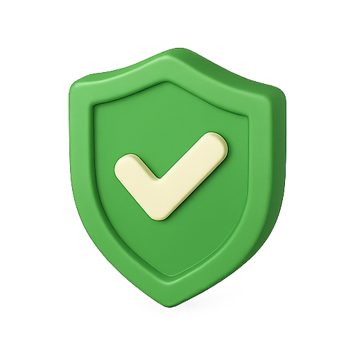 Shield, security, checkmark icon