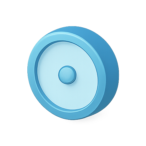 Button, 3d, design icon