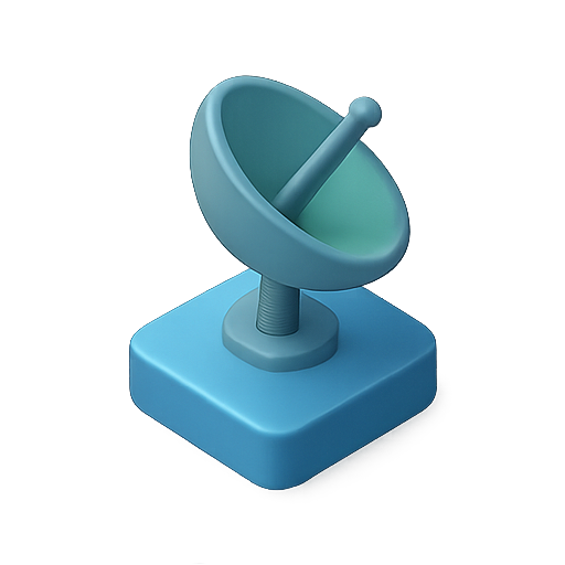 Satellite, dish, communication icon