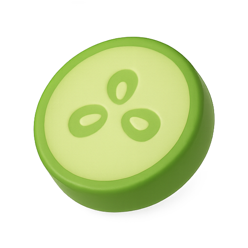 Cucumber, 3d, vegetable icon
