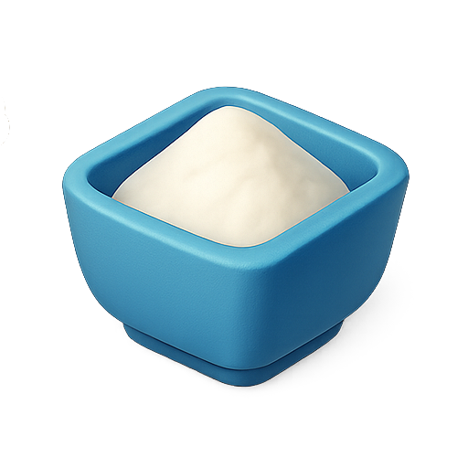 Bowl, 3d, blue icon