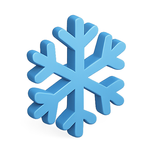 Snowflake, winter, cold icon