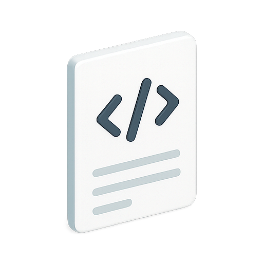 Code, programming, development icon