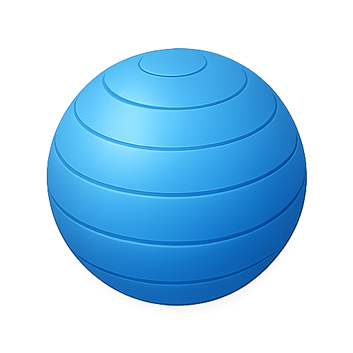 Sphere, blue, 3d icon