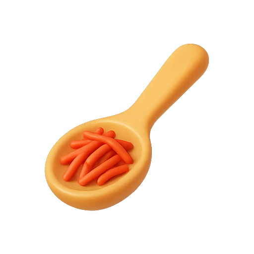Spoon, food, 3d icon