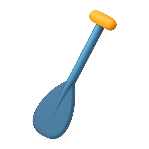 Paddle, boat, water icon