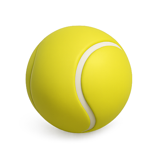 Tennis, ball, 3d icon