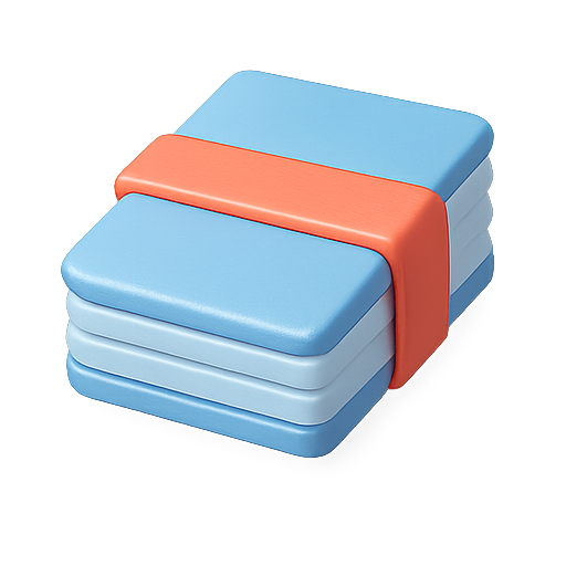 3d, stack, blocks icon