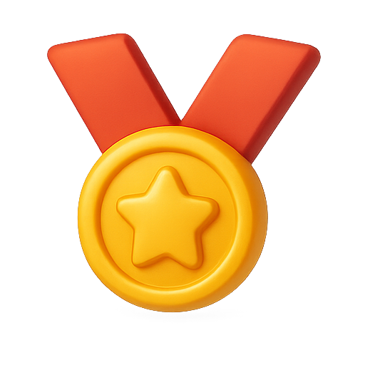 Medal, award, achievement icon