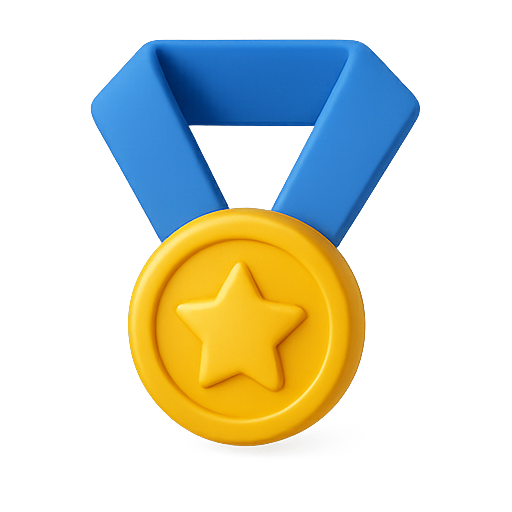 Medal, award, achievement icon
