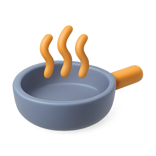 Pan, cooking, kitchen icon