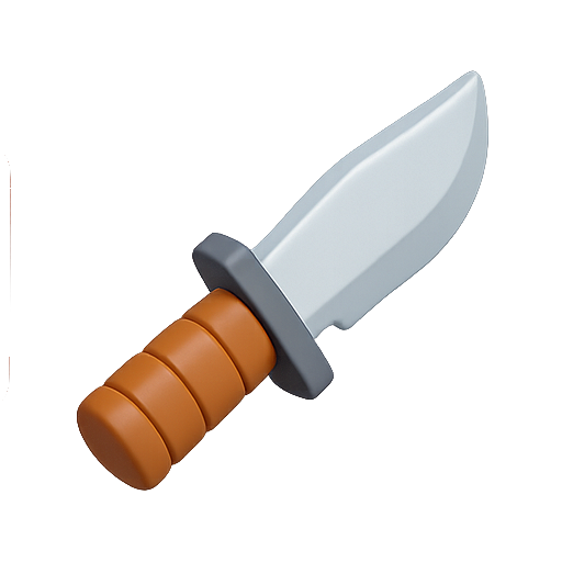 Knife, blade, weapon icon