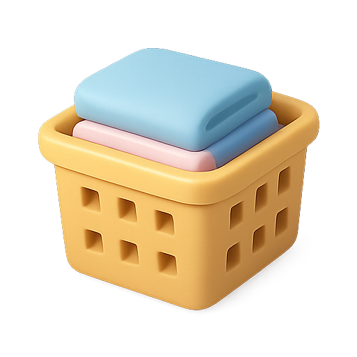 Basket, storage, 3d icon