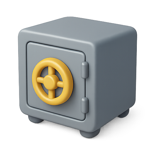 Safe, security, storage icon
