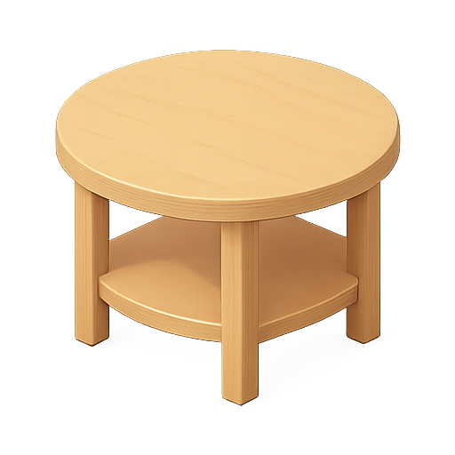 Table, furniture, round icon
