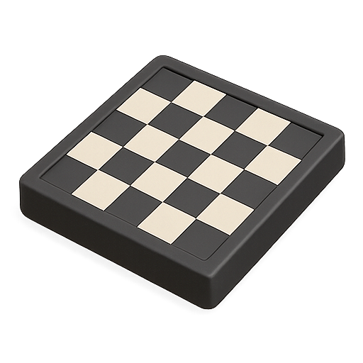Chessboard, 3d, board game icon