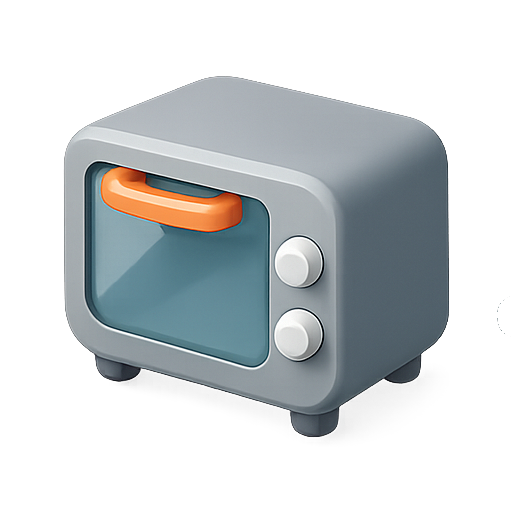 Toaster, kitchen, appliance icon