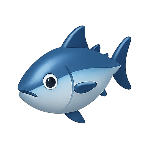 Fish, 3d, marine icon