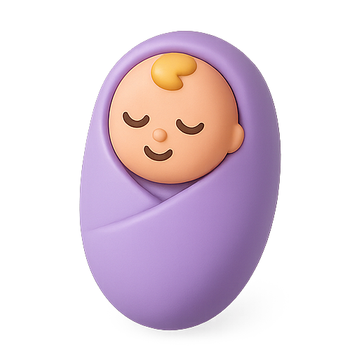 Baby, swaddle, cute icon