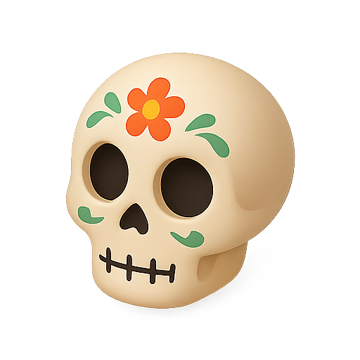 skull, 3d, decoration