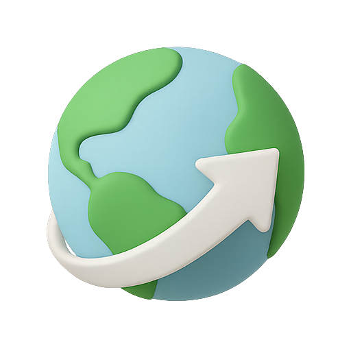 Globe, earth, 3D icon