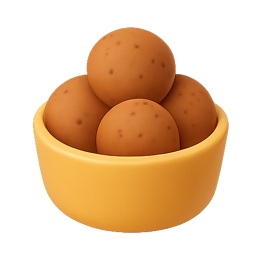 Bowl, dessert, round icon