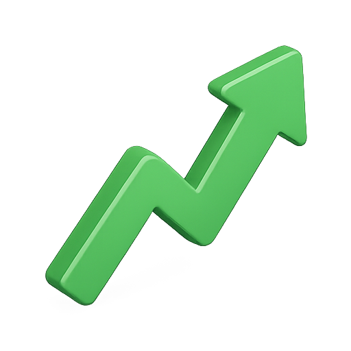 Growth, trending, upward icon