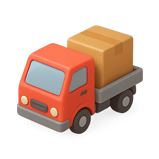 Truck, vehicle, delivery icon