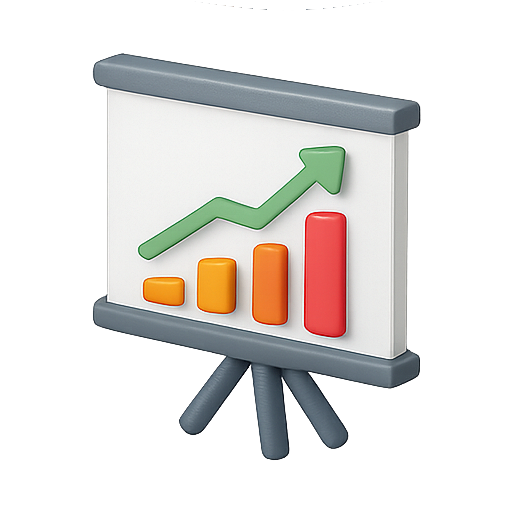 Graph, chart, statistics icon