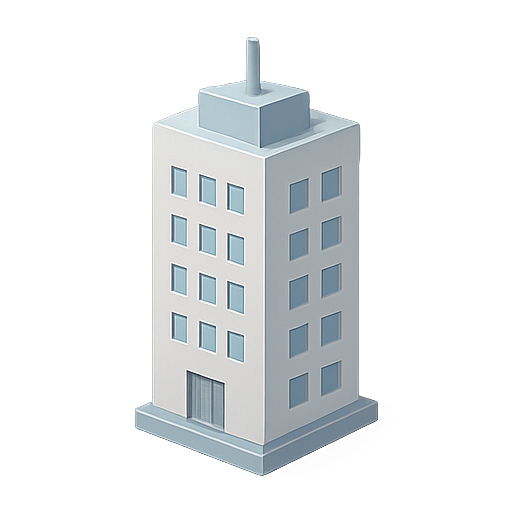 Building, architecture, 3d model icon