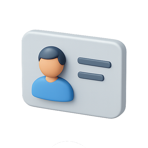 User, identification, profile icon
