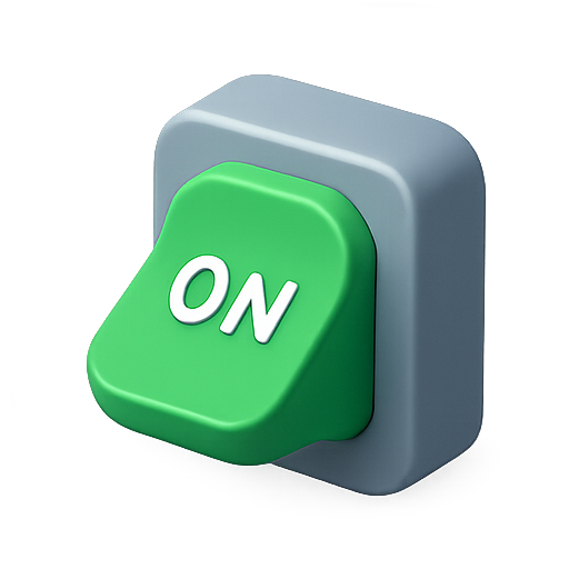 Toggle, switch, button icon
