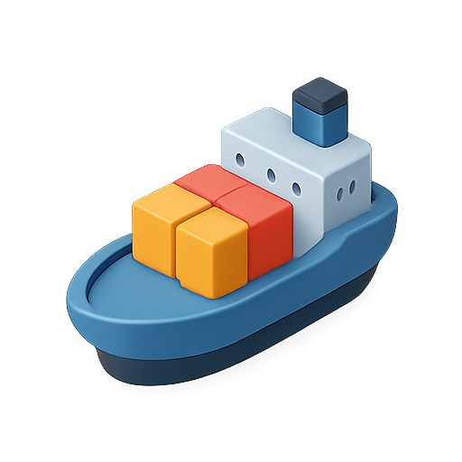 Ship, transportation, 3D icon