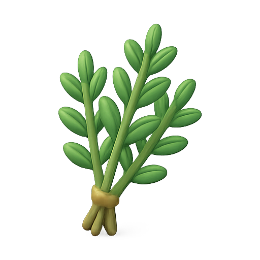 Herb, botanical, plant icon