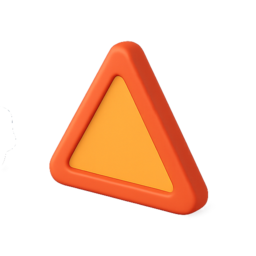 Triangle, 3d, geometric icon
