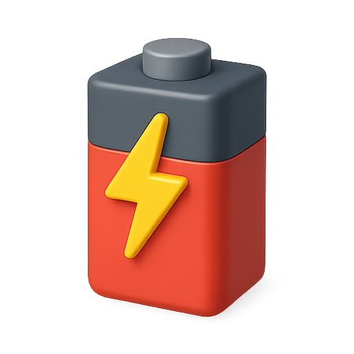 Battery, energy, charge icon