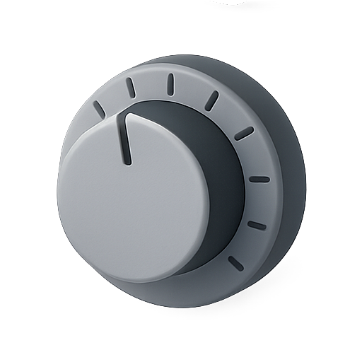 Knob, control, interface icon