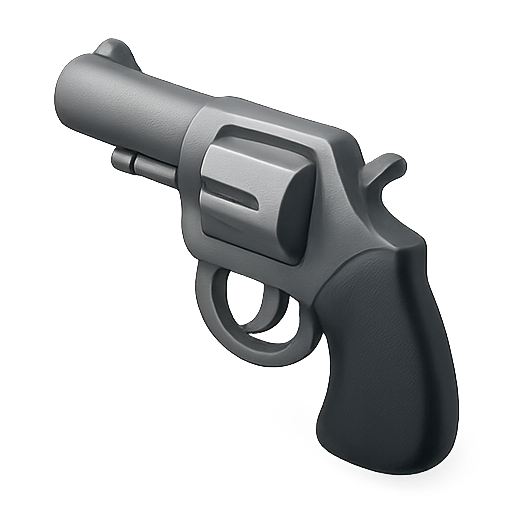 Firearm, revolver, weapon icon
