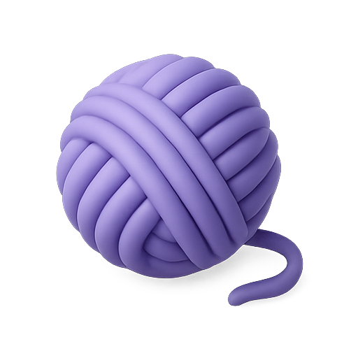 3d, purple, ball icon