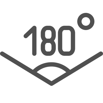 180, 180°, angle icon