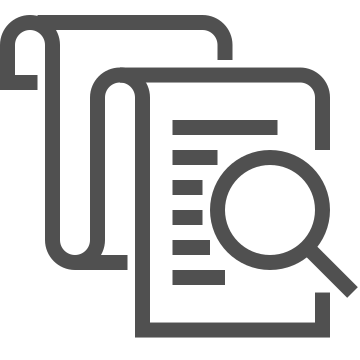 Accounting, analysis, audit icon