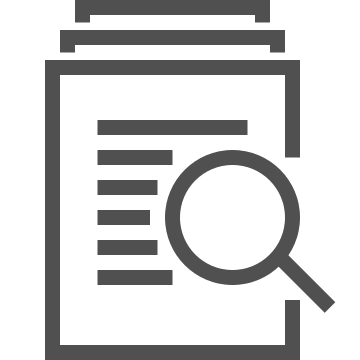 Accounting, analysis, audit icon