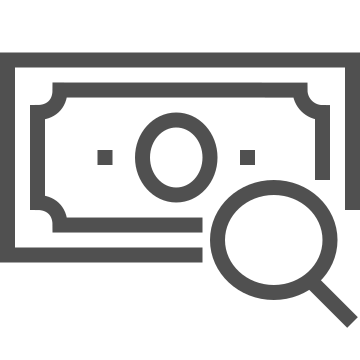 Accounting, audit, finance icon