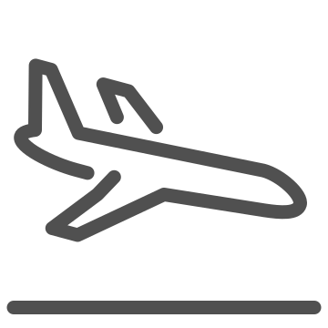 Airplane, aviation, flight icon