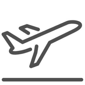 Airplane, aviation, flight icon