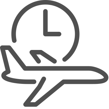 Airplane, airport, departure icon